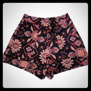 Black Milk Not Actually Tapestry Cuffed Shorts XS